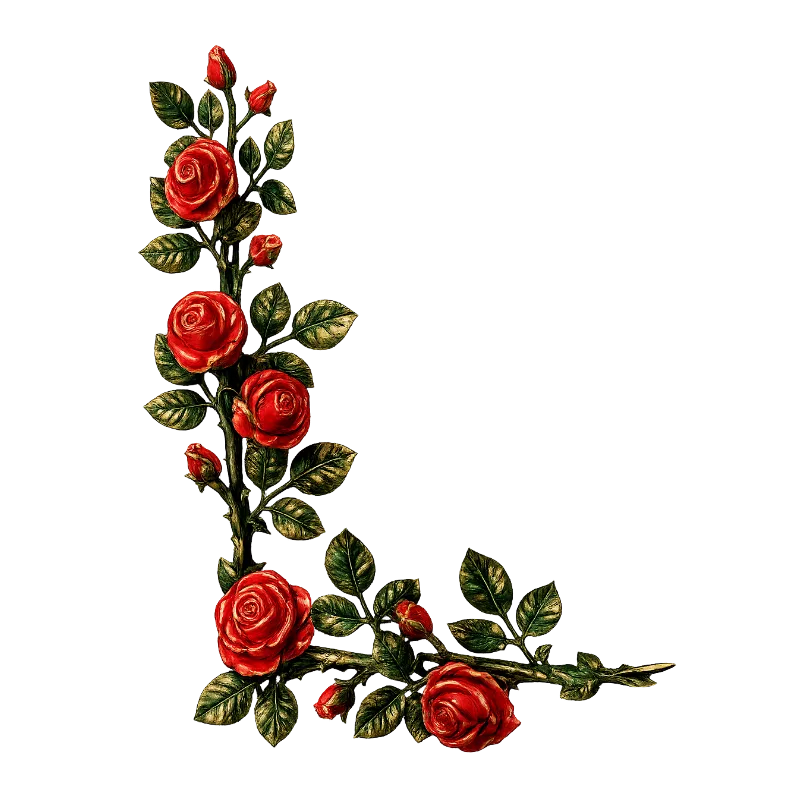 цветы из бронзы-17