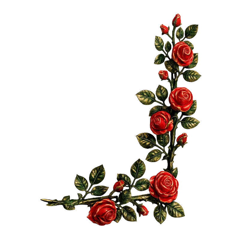 цветы из бронзы-25