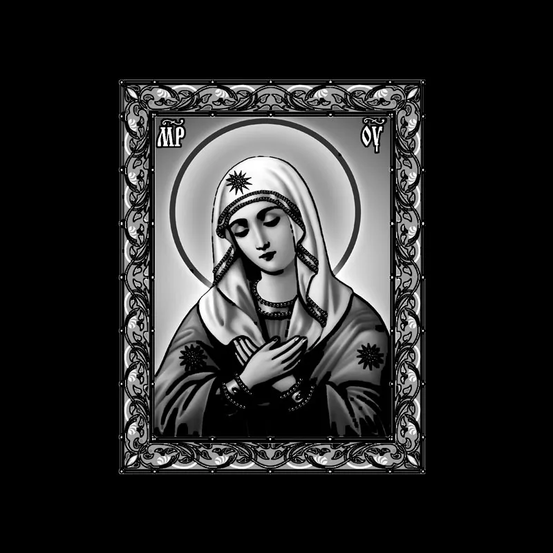 Изображение для гравировки Иконы-01 на памятники из гранита